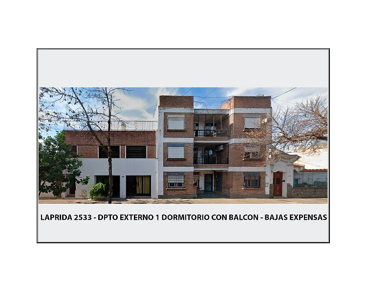 LAPRIDA 2500 "ABASTO" DPTO 1 DORM. EXTERNO C/BALCON - Mariana Martínez, Negocios Inmobiliarios, Inmobiliaria Rosario